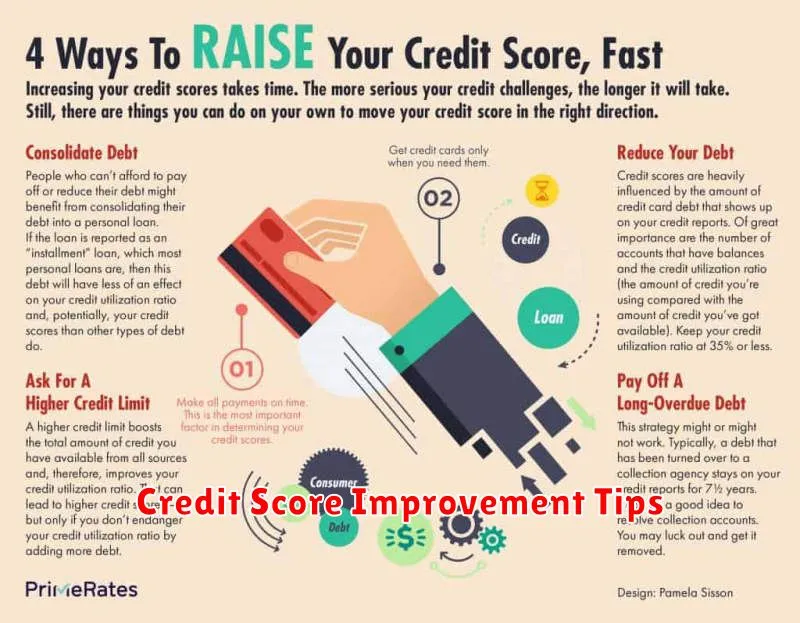 Credit Score Improvement Tips