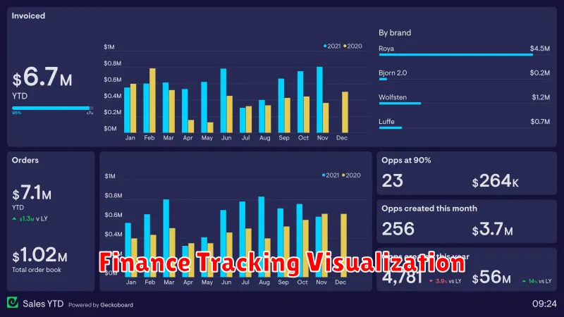 Finance Tracking Visualization
