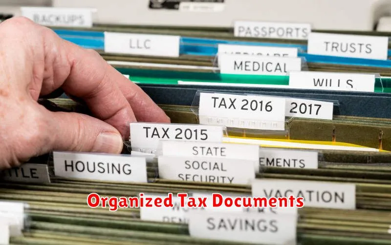 Organized Tax Documents